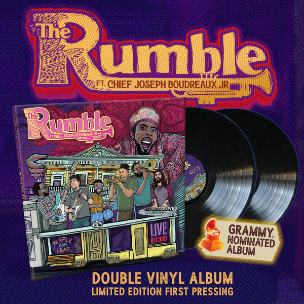 THE RUMBLE FEATURING CHIEF JOSEPH BOUDREAUX JR: LIVE AT THE  MAPLE LEAF  DOUBLE ABLUM