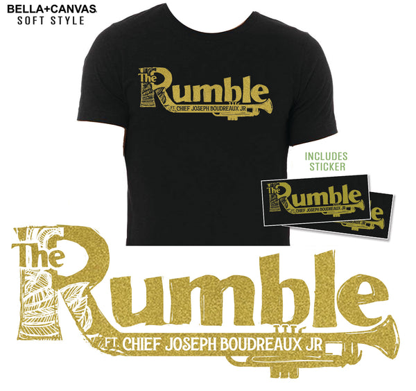 THE RUMBLE ft. Chief Joseph Boudreaux Jr. INAUGURAL TEE : LMTD. ED.